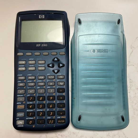 Hewlett Packard HP 39G Graphing Calculator w/Cover Tested & Working - Picture 1 of 4